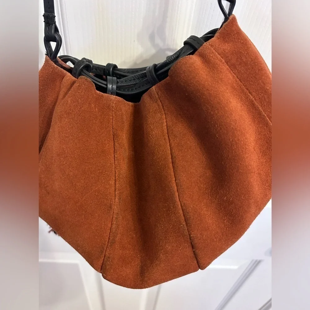 Ulla Johnson, Brea Bucket Bag in Burnt Orange